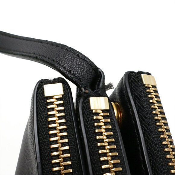 CELINE Black Leather Shoulder Bag - Picture 7 of 8